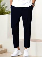 Nuevos Pantalones Casuales Para Hombre Primavera/Verano 2024 Color Sólido Deporte Quick Drying Cool Con Cinta Ajustable - details 8