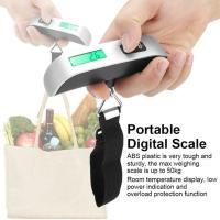 Báscula Digital Electrónica De 50kg Con Precisión De 10g Para Cocina Equipaje Y Viajes Herramienta De Pesaje Para Maletas - details 4