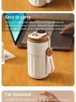Taza De Viaje Con Pantalla De Temperatura Acero Inoxidable Aislada Para Café Regalo Herramienta De Bebida Para Mujeres - details 6