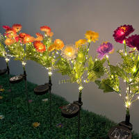 Luces Solares Para Jardín Decorativas Flor De Loto Nieve Iluminación Exterior Patio Decoración De Fiesta Boda Luces De Jardín - details 2