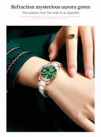 Reloj De Cuarzo Para Mujer OLEVS Movimiento Japonés Resistente Al Agua Acero Inoxidable Cerámica Lujo Reloj De Pulsera Para Damas Conjunto Popular - details 14