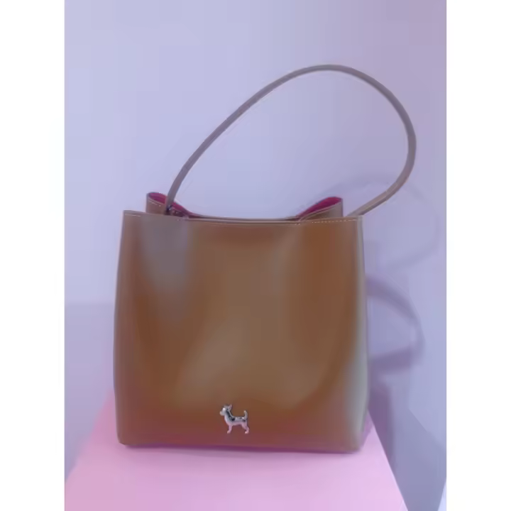Bolso Chiguagua Piel Camel , Ref: CHB246520-1 - 1