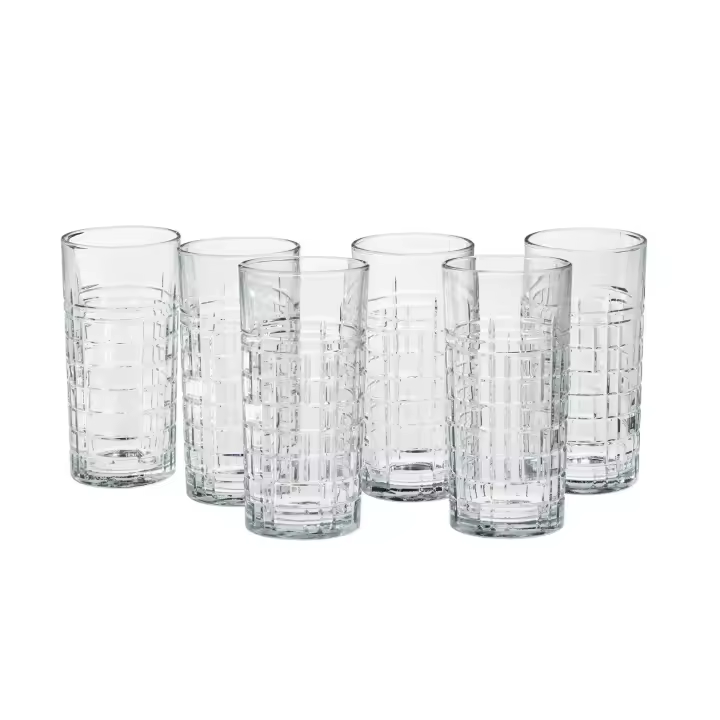 Mopita Seoul Set 6 bebidas 356 ml cristal transparente - 1