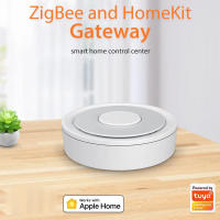 Hub ZigBee Gateway 2 En 1 Para El Hogar Compatible Con Apple HomeKit Y Tuya Smart APP Control Remoto Sensores ZigBee Compatibles Tamaño 78x78x25MM - details 0