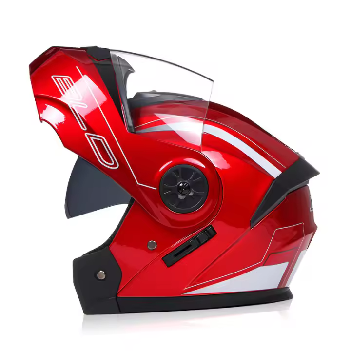 Casco de dos lantes Casco de moto abatible - 1