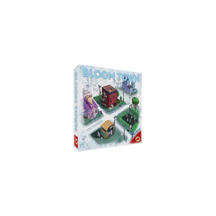 2Tomatoes Games | Bloom Town | Juego de Mesa de Estrategia | Juego de Tablero | Construcción y Crecimiento | Enfrenta el Desafío de Ser Nombrado Alcalde | 1 a 4 Jugadores | Idioma: Español | Temática: Lugares | Edad Mínima: 8 Años - 1