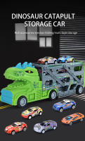 Contenedor De Almacenamiento En Forma De Dinosaurio Coche De Ingeniería De Aleación Camión De Ejection Juguete Para Niños Navidad Agradecimiento - details 0