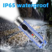 Mini Linterna Potente Con Imán Para Llave Luz Portátil IP66 Impermeable Para Camping Con Torcha UV - details 14