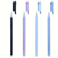 Bolígrafo De Gel Creativo De Gato Oso Animal Borrable 0.5mm Tinta Azul/Negra Suministros Escolares Y De Oficina Con Recarga Y Eraser Mágico - details 2