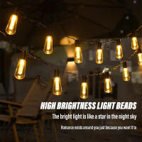 Luces De Cadena Solar LED IP44 Impermeables Para Decoración De Navidad Al Aire Libre Luz De Bulbo Para Patio Gazebo Porche Camping - details 4