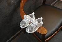 Zapatos De Niñas 2020 Primavera Otoño Con Cordones Glitter Cuero Sintético Antideslizantes Planos Casuales Para Niñas Tallas 7-13 Adecuados Para Todas Las Estaciones - details 7