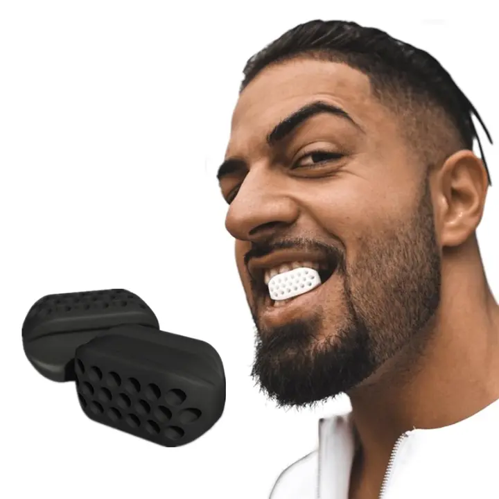 2pcs Bola De Ejercicio Para La Mandíbula 40/5060lbs-toner De Músculo Facial Anti-Edad Levantador De Mentón Y Boca Material De Goma Fitness - 1