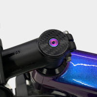 TOSEEK Juego De Cabezal De Bicicleta MTB Y Carretera Cubierta De Tapa De Carbono Y Acero Inoxidable Tornillos De Titanio 28.6mm 1 1/8" Para Rueda Delantera - details 8