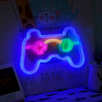 Lámpara De Juego USB LED Neón Para Regalo Decoración De Pared Para Habitación De Videojuegos Camping Casa Luz De Logo Neón - details 3