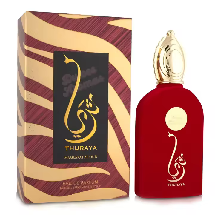 Thuraya de Mamlakat Al Oud Perfume Árabe Mujer Afrutado Dulce Dubái Elegante Eau de Parfum Terciopelo Lujoso - 100ml - 1