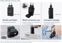 XCharger All in One 43W: Cargador Multifuncional de Carga Rápida con Cable USB-C, y Cargador de Reloj, Compatible con Dispositivos Apple como iPhone, iPad, AirPods, Equipado con un Cargador Específico para Watch. - details 3