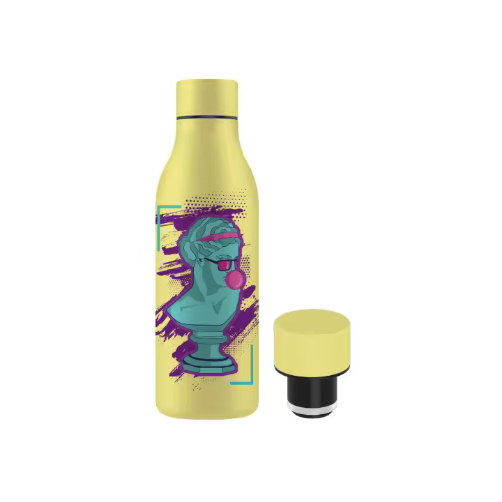 Botella Termo de Agua de Acero Inoxidable - Botella Térmica Reutilizable de Diseño 550ml o 500ml | Sin BPA | Mantiene 24H Frio https:/12H Calor | Termo y Hermética - Doble Pared al Vacío a Prueba de Fugas |  (LT550 999 1199) - 1