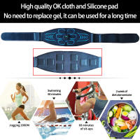 Cinturón De Tonificación Abdominal Inteligente Entrenador Muscular USB Carga Masajeador De Cintura Y Abdomen Para Gimnasio Doméstico Ejercicio Fitness - details 5