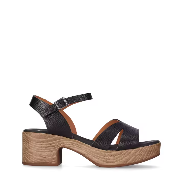 Chika10 Leather ST GERSEI 5625 Sandalia de Tacón Negro/Black - 1