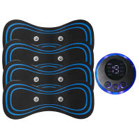 Juego De 2/3/4 Piezas Masajeador Eléctrico Inteligente De 8 Modos Y 19 Niveles De Intensidad Para Cuello Estimulador Muscular EMS Herramientas De Masaje Por Pulso Parche Cervical - details 11