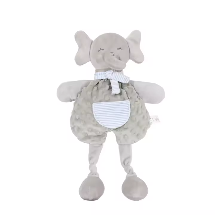 Juguete para bebé de 0 a 3 años, linda almohada de dibujos animados para dormir con muñeca para masticar - 1