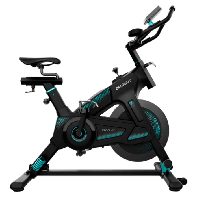 Bicicleta estática Cecotec DrumFit Indoor 23000 Kosmos Pro UltraFlex pantalla LCD negro - 1