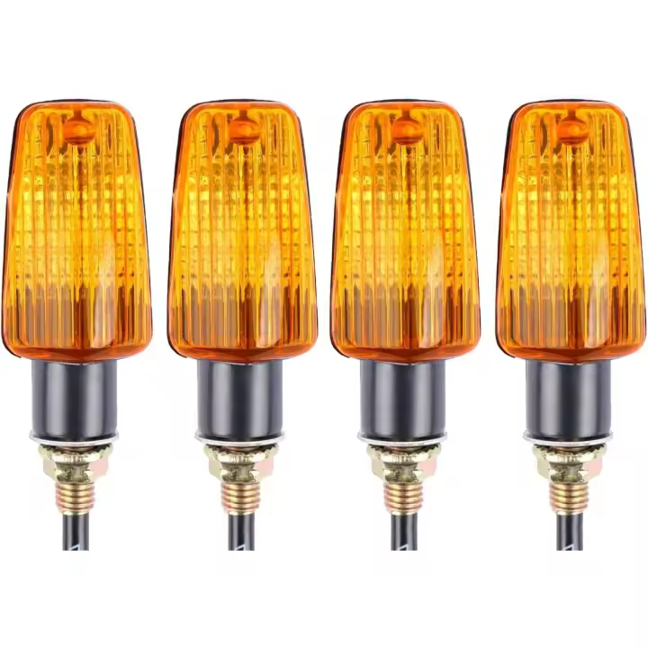 luces intermitentes para motocicleta, 12 V, impermeables, universales, para motocicleta, scooter, quad, cruiser, todoterreno - 1