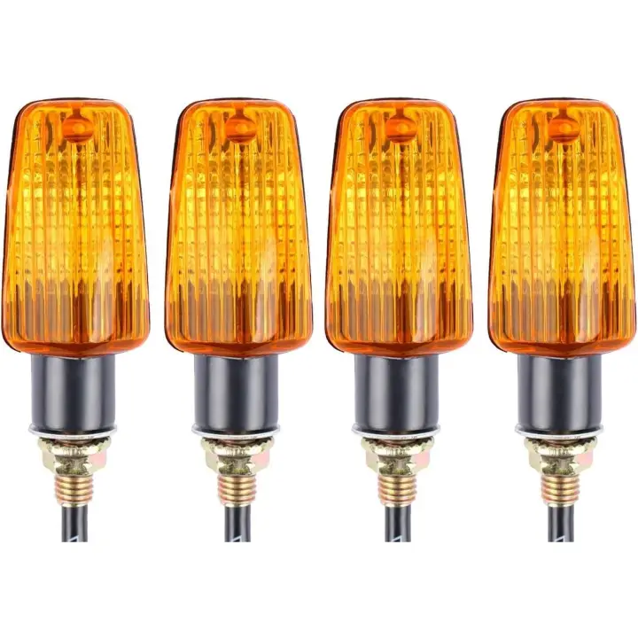 luces intermitentes para motocicleta, 12 V, impermeables, universales, para motocicleta, scooter, quad, cruiser, todoterreno - 1