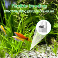 50Pcs Pesas Para Plantas De Acuario Metálicas Cortables Anclajes Para Plantas De Agua Sumergibles Accesorios Para Decoraciones Acuáticas - details 5