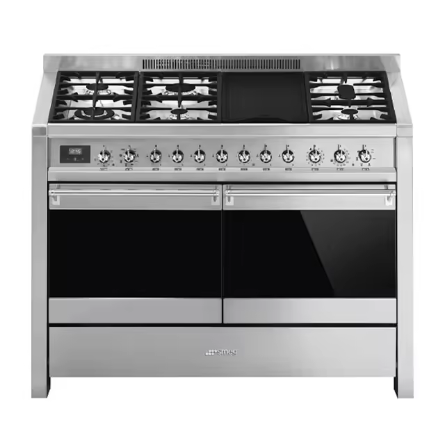Cocina de Gas 120x60cm Smeg A4-81 Acero Inoxidable smeg  Cocinas SMEG 8017709256807 - 1