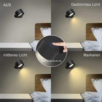 Lámpara De Pared Magnética Recargable USB Con Control Remoto LED Para Dormitorio Lámpara No-frenada Para Lectura Y Noche - details 5