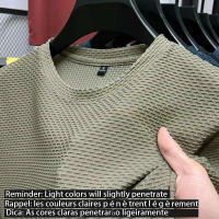Camiseta De Hombre Verano M-5XL Cuello Redondo Manga Corta Resistente Al Arrugas Y Transpirable Textura De Poliéster Casual Versátil - details 5
