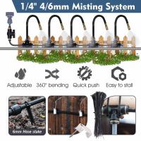 Sistema De Rociado De Enfriamiento 30-5m 1/4" Con Rojellón Ajustable 360° Para Riego De Jardín Y Agricultura Exterior - details 4