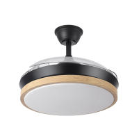 VENTILADOR DE TECHO DC EVROS NEGRO/HAY 72W 6120LM 91D 3ASPAS DESPLEGABLES 3000-4000-6000K REMOTO, TEMPORIZADOR, MEMORIA - details 4