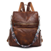 Mochila 3 en 1 para mujer, bolso de hombro femenino, Vintage, de cuero suave, Mochila de viaje de lujo para niña - details 13