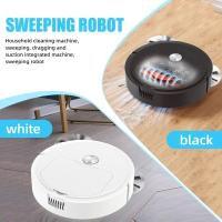 Robot Aspirador Automático Fully Automatic Sweeping USB Recargable Secado Y Limpieza De Suelos Inteligente Para El Hogar Blanco Y Negro - details 0