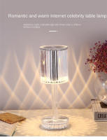 Lámpara De Mesa LED Con Cristal De Diamante Proyección Decorativa Luz Nocturna Para Dormitorio Lámpara De Barra Iluminación Fijación - details 6