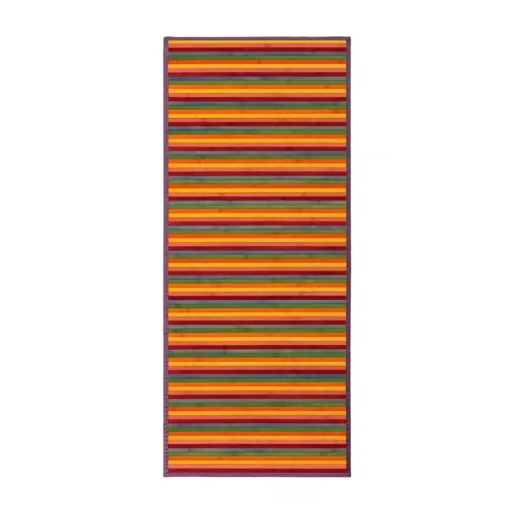Alfombra de bambú, Antideslizante, Anti Manchas, Resistente a la Humedad, para Salón, Dormitorio, Cocina, Baño, Pasillo, Garaje- “Multicolor” de “175x75 cm-DAMDAM GO - 1
