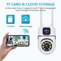 1080P Cámara Vigilancia WiFi Exterior 360°, PTZ Cámara IP Vigilancia de Seguridad, AI Detección de Humana, Seguimiento Automático, Sirena, Visión Nocturna , Audio Bidireccional, - details 3