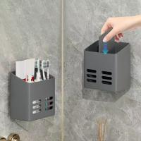 Estante De Ducha Para Cosméticos Y Toallitas Almacenamiento Colgante En La Pared Soporte Para Pasta De Dientes Y Cepillo De Dientes - details 4