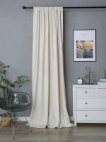 Cortinas De Tela De Poliéster Chenille Para Sala De Estar 1 Panel Bolsillo Transparente Estilo Rústico Bohemio Sencilla Acolchado - details 0