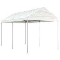 vidaXL Cenador con techo polietileno blanco Dimensiones 2.28 x 2.23 x 2.69 m,  4.46 x 2.28 x 2.69 m,  6.69 x 2.28 x 2.69 m y mas - details 4