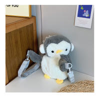 Mochila De Peluche Pingüino Kawaii Para Mujer Bolsa De Hombro Con Estilo Oveja Bolsa De Teléfono Móvil Y Monedas - details 6