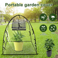 Invernadero Grande Para Interiores Y Exteriores Transparente Plegable Con Preservación De Calor Impermeable Para Plantas Y Flores - details 2