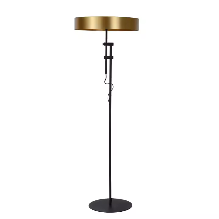 Lucide GIADA - Lámpara de suelo - Ø 45 cm - 2xE27 - Oro mate / Latón - 1