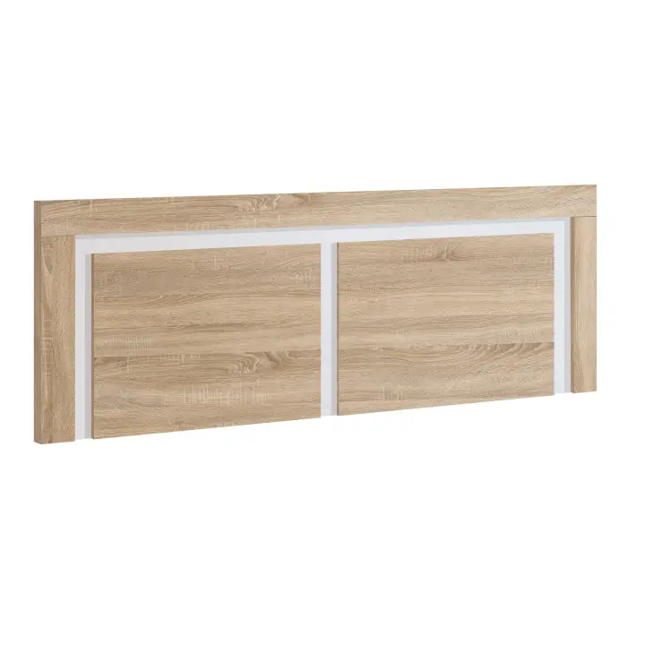 Cabecero para Cama y Dos mesitas de Noche (Pata Baja, 3 Cajones) - Buyqualia - 1