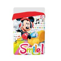Mickey Mouse - Edredón Nórdico Mickey Mouse Disney 180 x 260 cm (90 - 105 cm) Auriculares Amarillo Rojo Música Smile - details 0