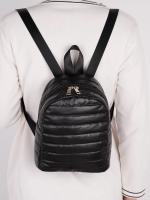 Mochila Mini Para Mujer Suave Acolchada De Plumas Simples Para Viajes Al Aire Libre Y Uso Diario Con Cierre De Cremallera Estilo Casual - details 0