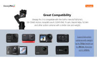 Hohem iSteadyPro 3 Estabilizador de cardán de Mano a Prueba de Salpicaduras de 3 Ejes Estabilizador para GoPro Hero 8, Gimbal para Gopro Cámaras Compatible con Go Pro Hero 8 7/6/5/4,dji Osmo Action,Insta360 One R, RX0, SJCAM, YI-CAM, Control WiFi - details 1