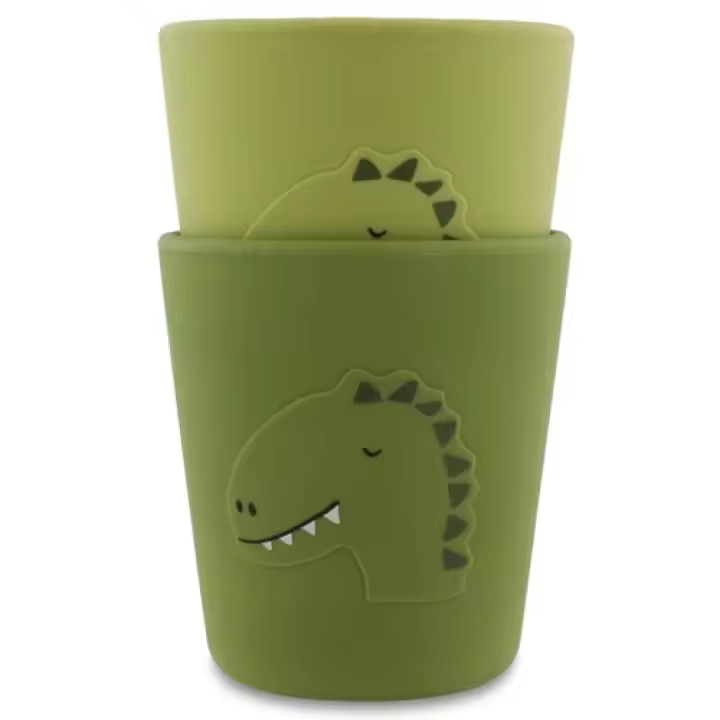 Vaso de 2 unidades Dino Trixie - 1